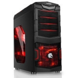 SAMA 先马 夜鹰3 机箱（原生USB3.0/热插拔/酷炫侧透/全免工具/走背线 ）黑色