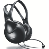 飞利浦SHM1900 头戴式 电脑 耳麦 黑色