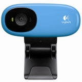 罗技（Logitech）C110 网络摄像头 蓝色