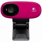 罗技（Logitech）C110 网络摄像头 玫瑰红色