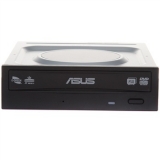 华硕刻录机DRW-24D1ST 24速 串口 DVD刻录机（黑色）