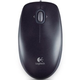 罗技（Logitech）M100 有线鼠标 黑色