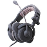 硕美科E-95冠军版 耳麦 头戴式 USB接口 线控 黑色