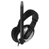 电音DT-2699 耳麦 头戴式 双插头 铁银灰