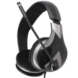 硕美科G945 耳麦 头戴式 USB接口 线控 黑色