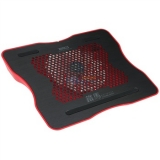 超频三 铁马 (全铝面板）笔记本散热垫(红色)