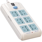 公牛 216/3M 6位总控过载保护插座 3米